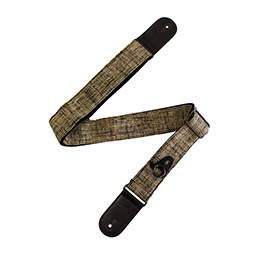 A040-P2 PU Leather Guitar Strap, Vintage Style